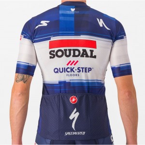 Soudal Quick-Step 2023 Competizione Radtrikot kurzarm-Radsport-Profi-Team Radtrikot Kaufen
