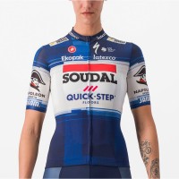 Soudal Quick-Step 2023 Competizione Radtrikot Damen kurzarm-Radsport-Profi-Team Radtrikot Kaufen