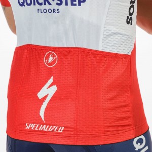 Soudal Quick-Step französischer Meister 2023 Competizione Radtrikot kurzarm-Radsport-Profi-Team Radtrikot Kaufen