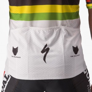 Soudal Quick-Step Straßenrad Weltmeister Regenbogentrikot 2023 Competizione Radtrikot kurzarm-Radsport-Profi-Team Radtrikot Kaufen