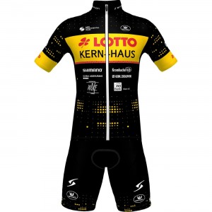 Team Lotto-Kern Haus 2023 Radtrikot kurzarm(langer Reißverschluss)-Radsport-Profi-Team Radtrikot Kaufen