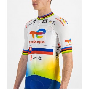Team TotalEnergies slowakischer Meister Sagan edition 2022 Radtrikot kurzarm-Radsport-Profi-Team Radtrikot Kaufen