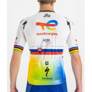 Team TotalEnergies slowakischer Meister Sagan edition 2022 Radtrikot kurzarm-Radsport-Profi-Team Radtrikot Kaufen