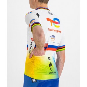 Team TotalEnergies slowakischer Meister Sagan edition 2022 Radtrikot kurzarm-Radsport-Profi-Team Radtrikot Kaufen