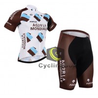 2015 Ag2r La Mondiale Radbekleidung Radtrikot Kurzarm und Fahrradhosen Kurz Radtrikot Kaufen