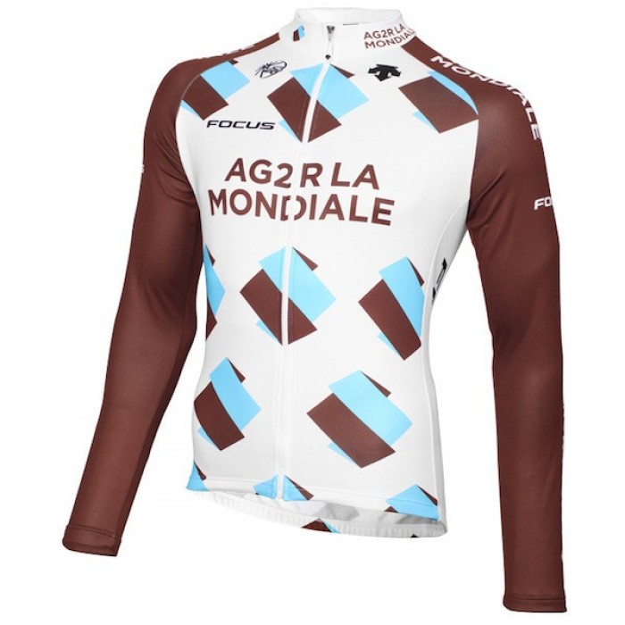 2015 Team Ag2r Radtrikot Langarm Radtrikot Kaufen