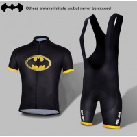 2015 Bat-Man Fahrradbekleidung Satz Fahrradtrikot Kurzarm Trikot und Kurz Trägerhose Radtrikot Kaufen