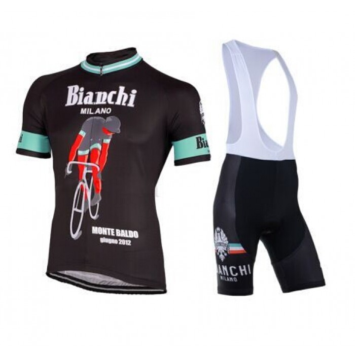 2015 Bianchi Milano Fahrradbekleidung Satz Fahrradtrikot Kurzarm Trikot und Kurz Trägerhose Radtrikot Kaufen