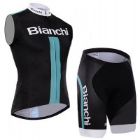 2015 Bianchi ärmelloses Trikot und Kurz Radhose Radtrikot Kaufen