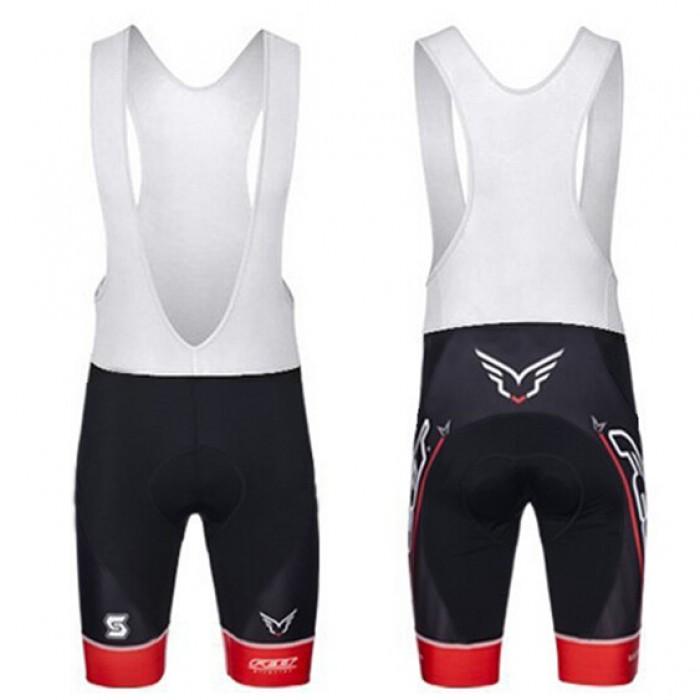 2015 Felt Kurz Trägerhose schwarz rot Radtrikot Kaufen