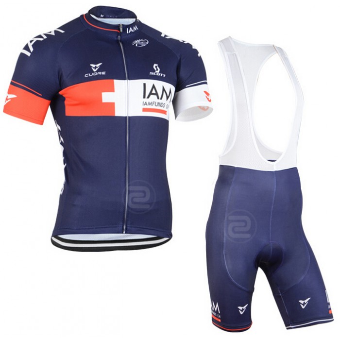 2015 IAM Fahrradbekleidung Satz Fahrradtrikot Kurzarm Trikot und Kurz Trägerhose Radtrikot Kaufen
