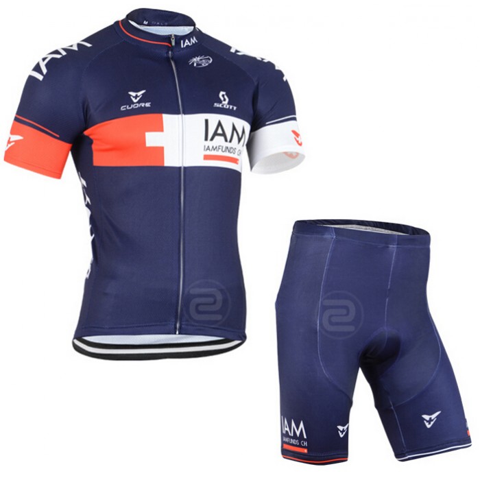 2015 IAM Radbekleidung Radtrikot Kurzarm und Fahrradhosen Kurz Radtrikot Kaufen