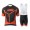 2015 KTM Proteam Schwarz orange Fahrradbekleidung Satz Fahrradtrikot Kurzarm Trikot und Kurz Trägerhose Radtrikot Kaufen