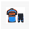 2015 KTM Proteam Blau Schwarz Radbekleidung Radtrikot Kurzarm und Fahrradhosen Kurz Radtrikot Kaufen