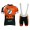 2015 KTM Fahrradbekleidung Satz Fahrradtrikot Kurzarm Trikot und Kurz Trägerhose orange Radtrikot Kaufen