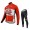 2015 Lotto Soudal Fahrradbekleidung Radtrikot Satz Langarm und Lange Fahrradhose Radtrikot Kaufen