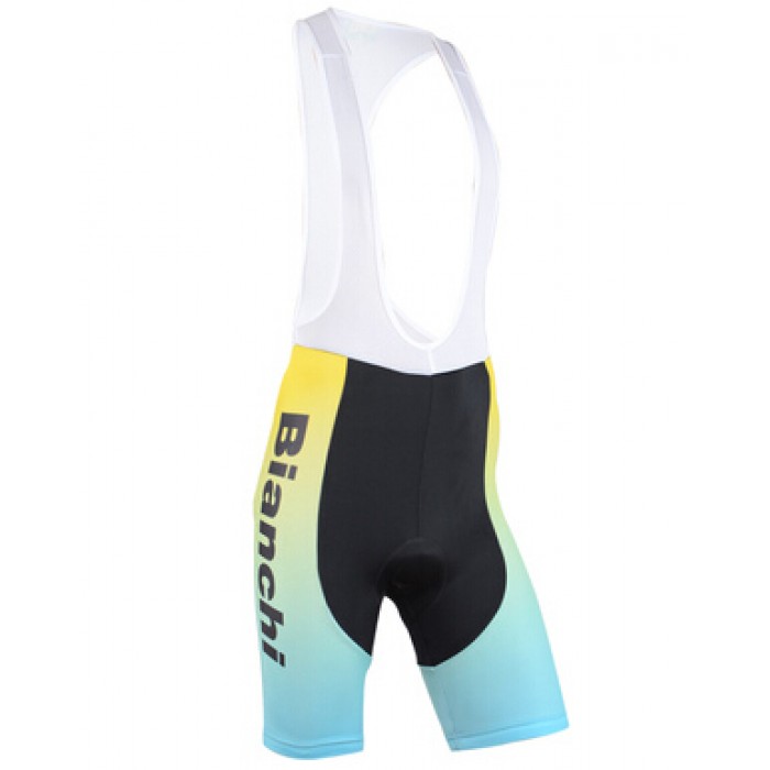 2015 Lotto Kurz Trägerhose Gelb und Blau Radtrikot Kaufen