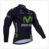 2015 Movistar Fahrradtrikot Langarm Radtrikot Kaufen