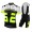 2015 Nalini Bao Weiß-Schwarz Fluo Fahrradbekleidung Satz Fahrradtrikot Kurzarm Trikot und Kurz Trägerhose Radtrikot Kaufen
