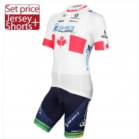 2015 ORICA GREENEDGE Canadian Champion Radbekleidung Radtrikot Kurzarm und Fahrradhosen Kurz Radtrikot Kaufen
