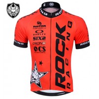2015 Rock Racing Radtrikot Kurzarm rot Radtrikot Kaufen