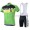 2015 Scott Fahrradbekleidung Satz Fahrradtrikot Kurzarm Trikot und Kurz Trägerhose Grün Radtrikot Kaufen
