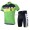 2015 Scott Radbekleidung Radtrikot Kurzarm und Fahrradhosen Kurz Grün Radtrikot Kaufen