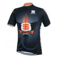 2015 Sportful orange Schwarz Radtrikot Kurzarm Radtrikot Kaufen