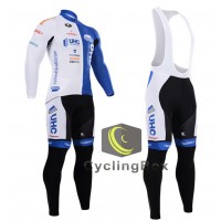 2015 UHC Fahrradbekleidung Radtrikot Satz Langarm und Lange Trägerhose Radtrikot Kaufen