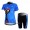Blue Cat Radbekleidung Radtrikot Kurzarm und Fahrradhosen Kurz Blau Damen Radtrikot Kaufen