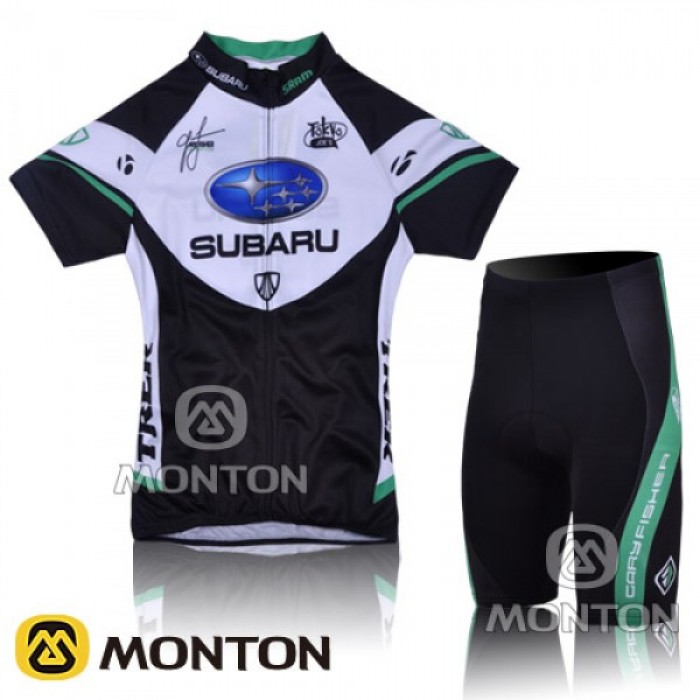 2011 SUBARU Damen Radbekleidung Radtrikot Kurzarm und Fahrradhosen Kurz Radtrikot Kaufen