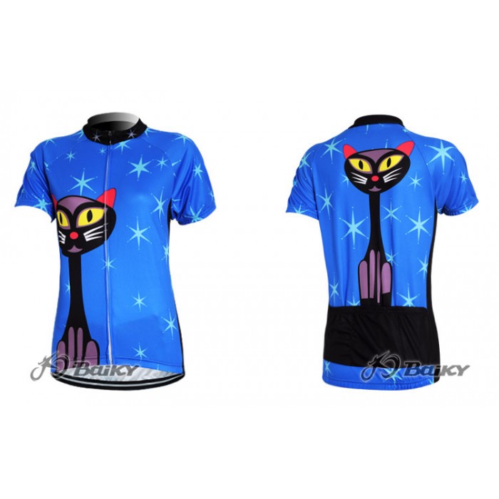 Blue Cat Radtrikot Kurzarm Blau Damen Radtrikot Kaufen
