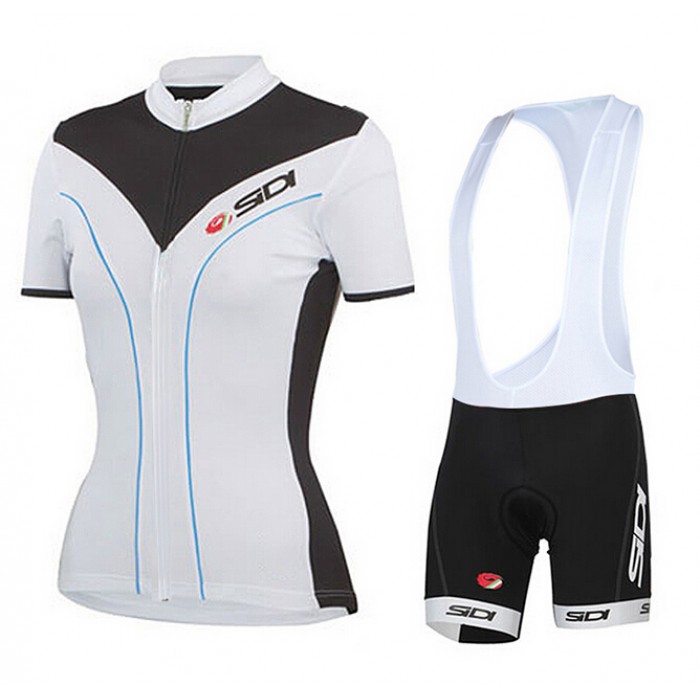 2015 SIDI Damen Fahrradbekleidung Satz Fahrradtrikot Kurzarm Trikot und Kurz Trägerhose Radtrikot Kaufen