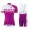 2015 Scott Weiß-Violet Damen Fahrradbekleidung Satz Fahrradtrikot Kurzarm Trikot und Kurz Trägerhose Radtrikot Kaufen