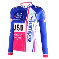 2012 Damen Lampre Fahrradtrikot Langarm Radtrikot Kaufen