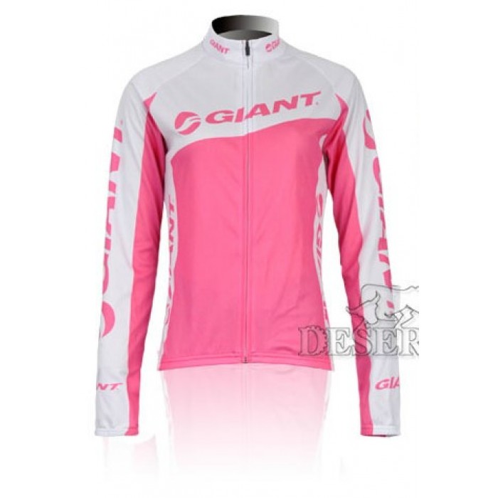 2012 Damen giant pink Fahrradtrikot Langarm Radtrikot Kaufen
