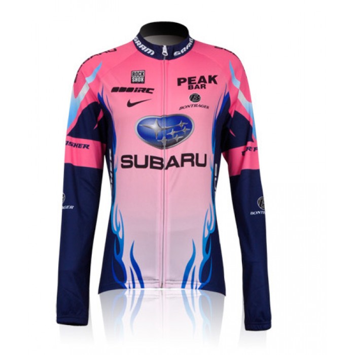 2011 Damen subaru Rouge Fahrradtrikot Langarm Radtrikot Kaufen