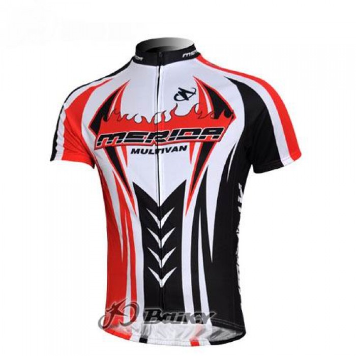 Merida Multivan Flex Stay Radtrikot Kurzarm Schwarz Rot Radtrikot Kaufen
