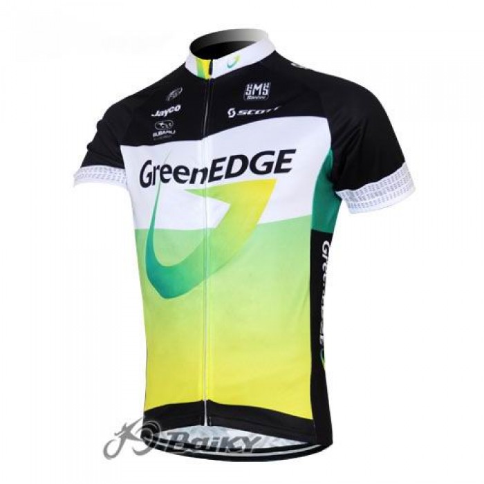 2012 Green Edge Radtrikot Kurzarm Grün Radtrikot Kaufen