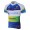 2013 Green Edge ORICA Radtrikot Kurzarm Blau Radtrikot Kaufen