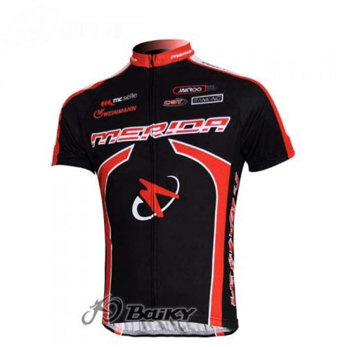 Merida Multivan Flex Stay Radtrikot Kurzarm Schwarz Rot Radtrikot Kaufen