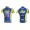 2012 Topsport Radtrikot Kurzarm Blau Gelb Radtrikot Kaufen