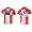 2012 Saxo Bank Pro Team Dnischer Champion Radtrikot Kurzarm Rot Weiß Radtrikot Kaufen