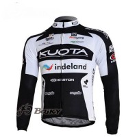 Kuota Indeland Pro Team Fahrradtrikot Langarm Schwarz Weiß Radtrikot Kaufen