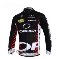 Orbea Pro Team Fahrradtrikot Langarm Schwarz Rot Radtrikot Kaufen