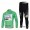 HTC-Highroad Pro Team Radbekleidung Satz Fahrradtrikot Langarm und Lang Radhose Grün Radtrikot Kaufen