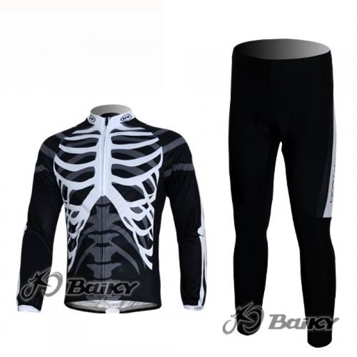 Northwave Pro Team Radbekleidung Satz Fahrradtrikot Langarm und Lang Radhose Schwarz Radtrikot Kaufen
