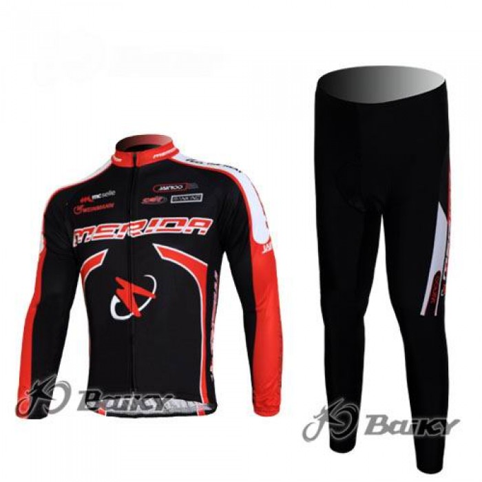 Subaru Peak Bar Team Radbekleidung Satz Fahrradtrikot Langarm und Lang Radhose Schwarz Rot Radtrikot Kaufen