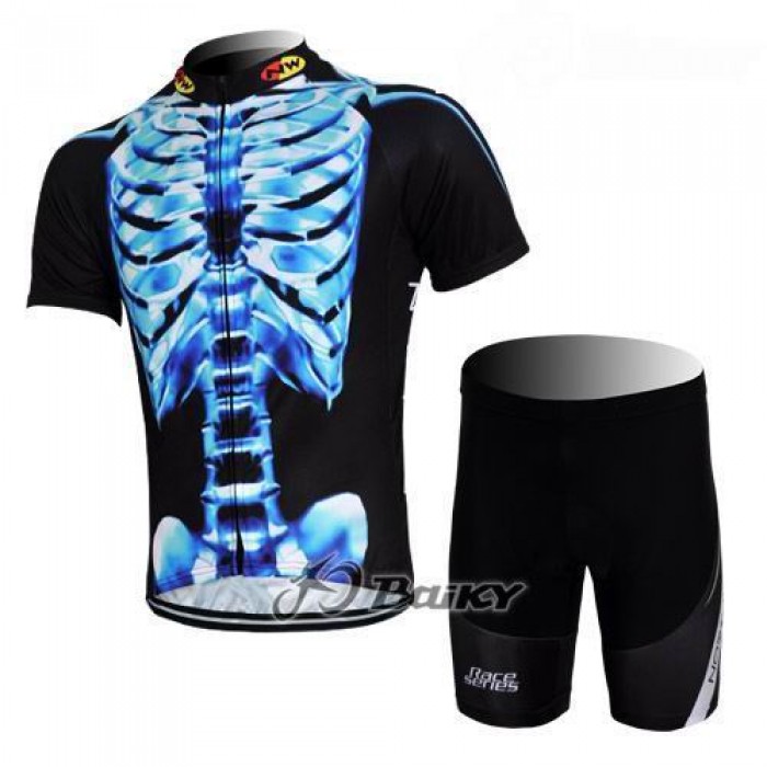 Northwave ProRadbekleidung Radtrikot Kurzarm und Fahrradhosen Kurz Schwarz Blau Radtrikot Kaufen