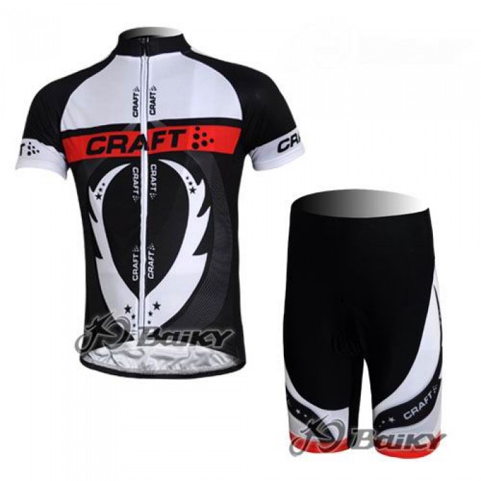 Craft Pro Team Radtrikot Kurzarm Kurz Radhose Kits Schwarz Weiß Radtrikot Kaufen